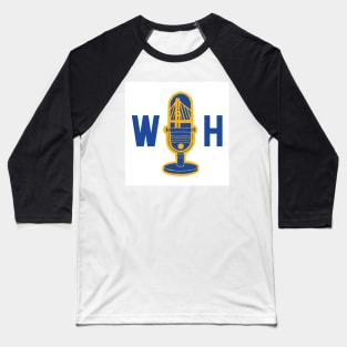 Mic Check White Baseball T-Shirt